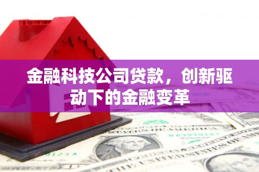 齐齐哈尔金融科技公司贷款，创新驱动下的金融变革