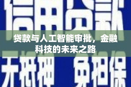 邵阳贷款与人工智能审批，金融科技的未来之路