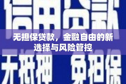 吴桥无担保贷款，金融自由的新选择与风险管控