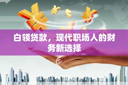 江西白领贷款，现代职场人的财务新选择
