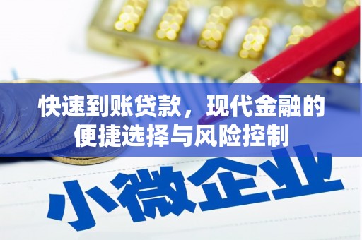 铜梁快速到账贷款，现代金融的便捷选择与风险控制