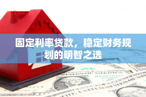 府谷固定利率贷款，稳定财务规划的明智之选