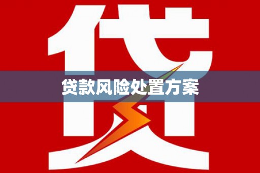 历城贷款风险处置方案