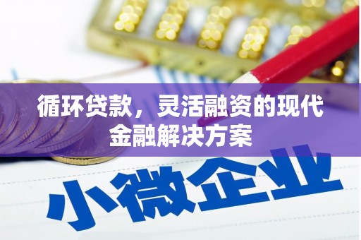 鸡东循环贷款，灵活融资的现代金融解决方案
