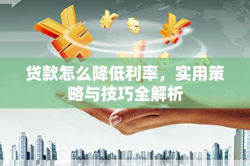 山阴贷款怎么降低利率，实用策略与技巧全解析