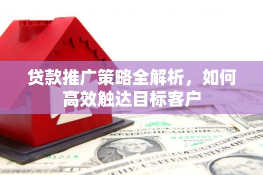 岐山贷款推广策略全解析，如何高效触达目标客户