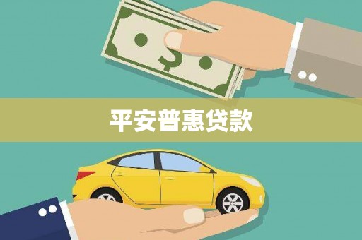 肥东平安普惠贷款