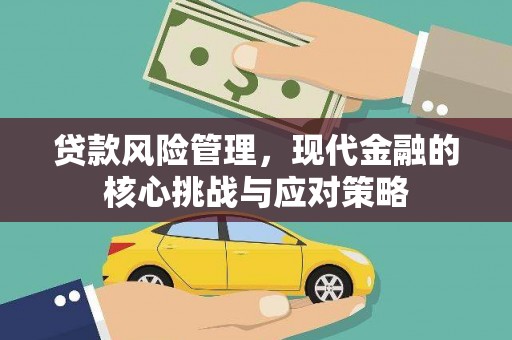 水里贷款风险管理，现代金融的核心挑战与应对策略