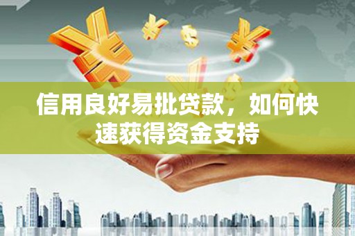 双河信用良好易批贷款，如何快速获得资金支持