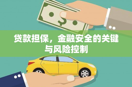 甘井子贷款担保，金融安全的关键与风险控制