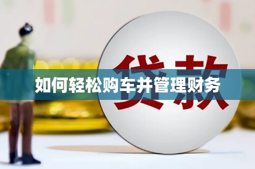 麟洛如何轻松购车并管理财务